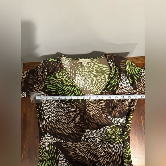 LOFT Midi 3/4 Sleeve Dress Size 0 Petite - Picture 10 of 11